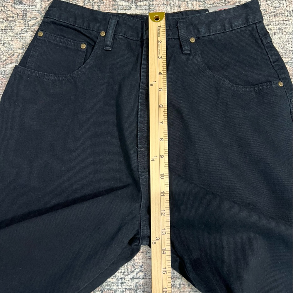 Vintage 90s Unionbay Black High Rise Baggy Jeans Women’s Size 11 NWT Y2K - Picture 12 of 15